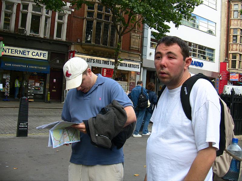IMG_0407.jpg - MIKE, AND JOE STUDYING MAP