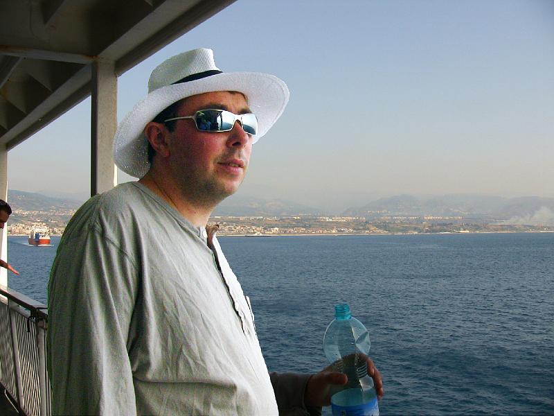 IMG_0581.jpg - MIKE ON THE FERRY BOAT DECK