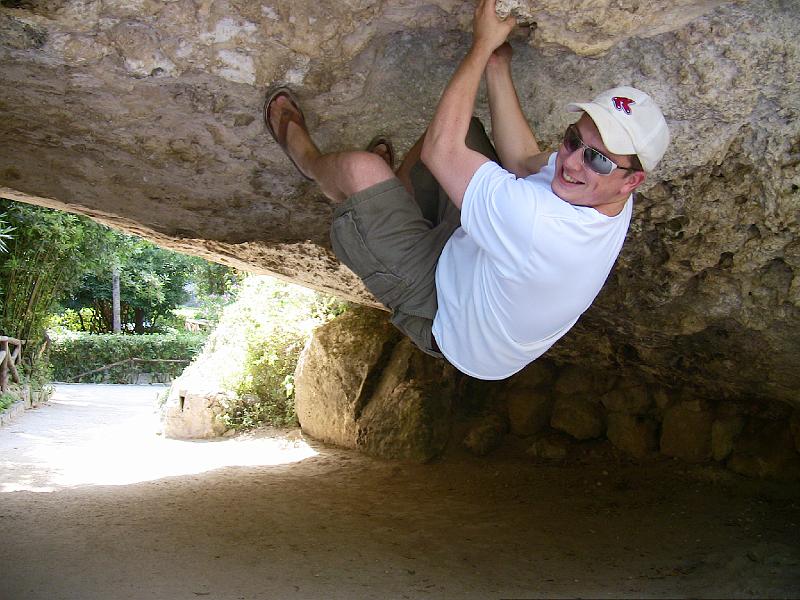 IMG_0718.jpg - HANGING ON ROOF OF CAVE LIKE A BAT